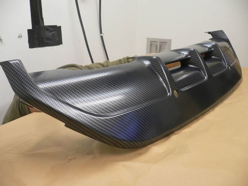 Carbon Dipped Ford Focus Rear Valance