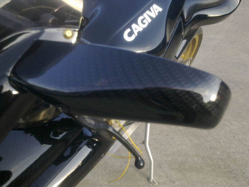 Cagiva Mito 500 carbon dipped mirror
