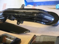 Ford focus engine bay plastics- carbon dipped