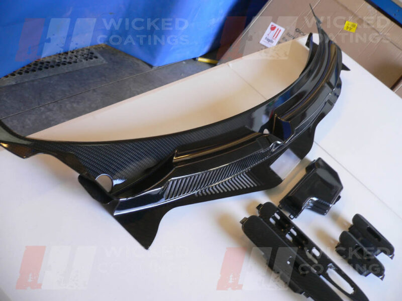 Golf R32 scuttle tray carbon dipped