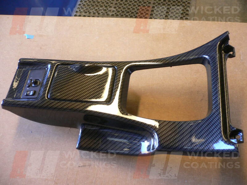 Nissan 300zx centre console part- carbon dipped