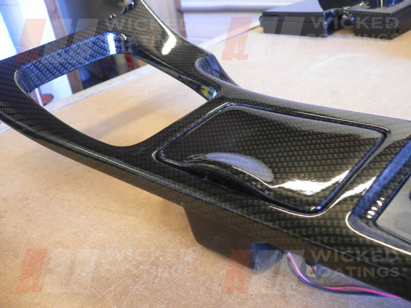 Nissan 300zx centre console part- carbon dipped