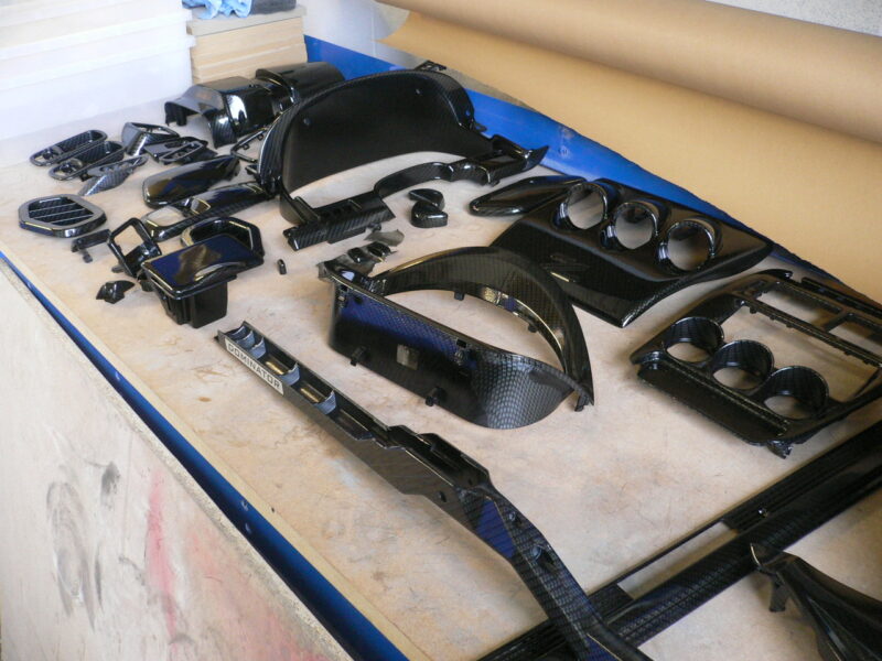 Nissan 300zx interior parts carbon dipped (2)