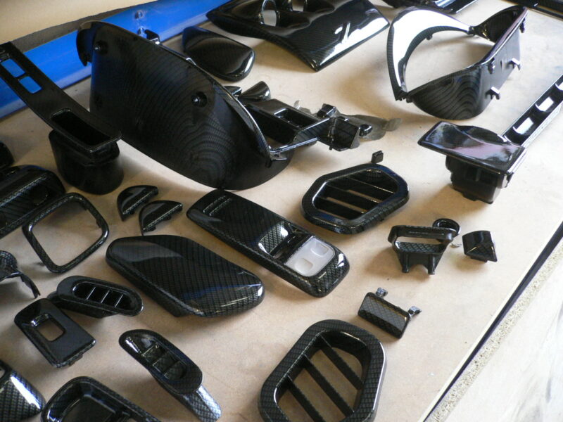 Nissan 300zx interior parts carbon dipping