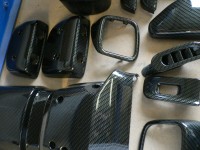 Nissan dash parts in carbon dip