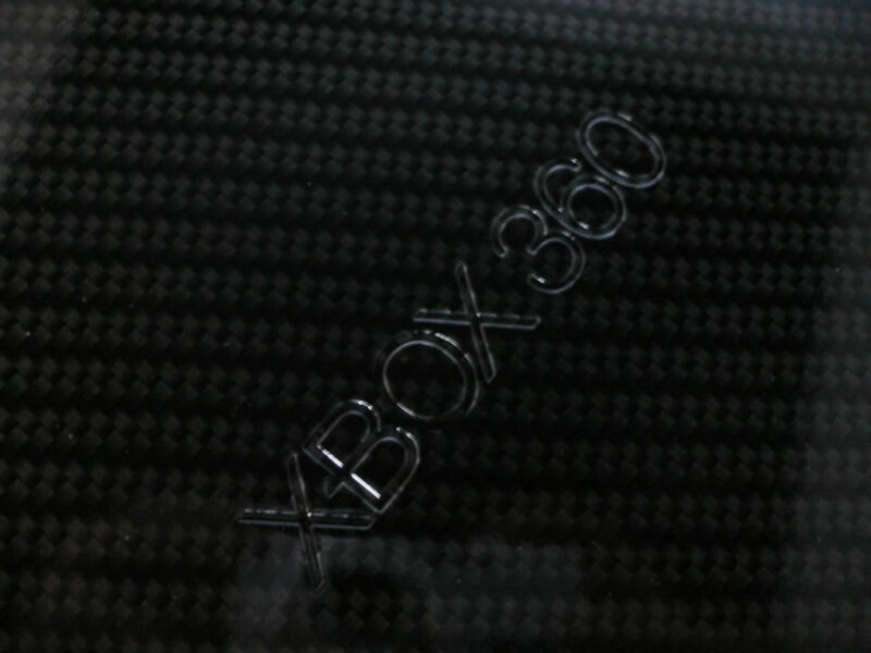 carbon dipping on xbox 360 case