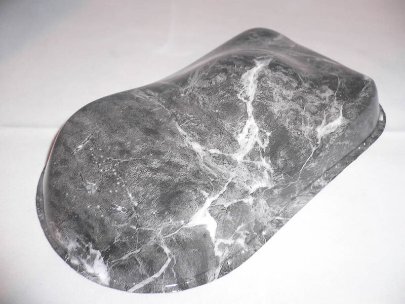 marble over white base