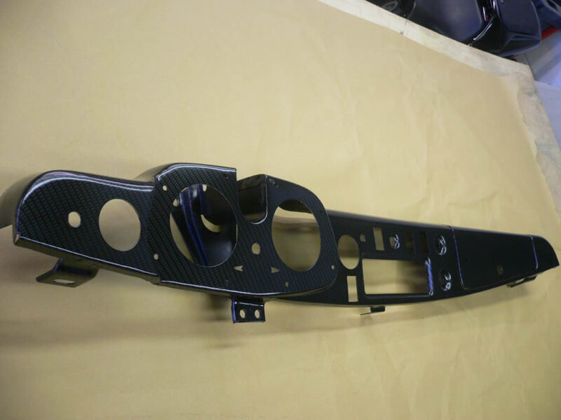 carbon dipped mgb dashboard