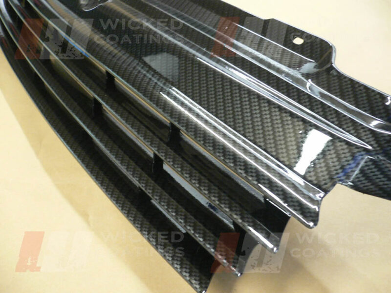 Hydrographics work on a VW T5 front grill