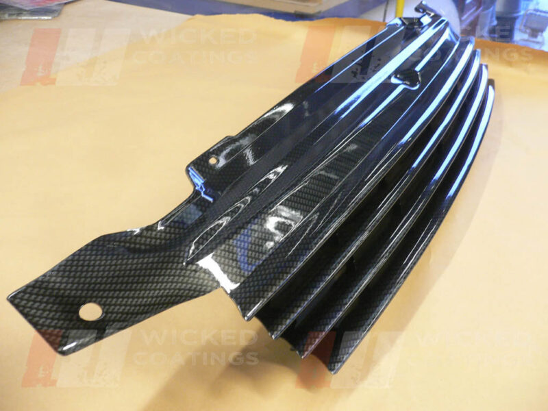 VW T5 front grill- carbon dipping