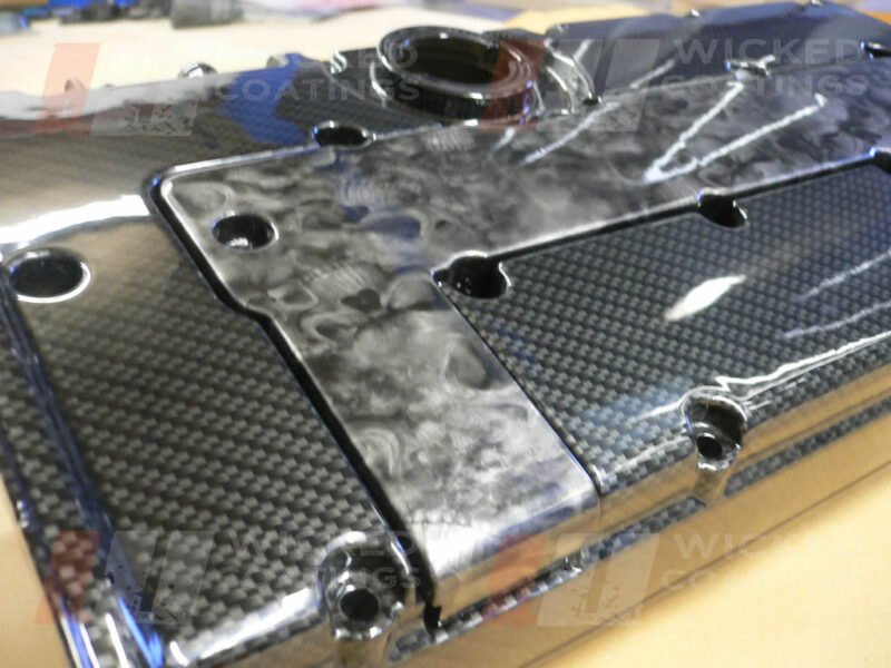 close up of vauxhall parts- carbon and reaper dipped