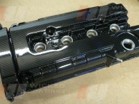 Honda Civic Rocker cover carbon dipped, top view