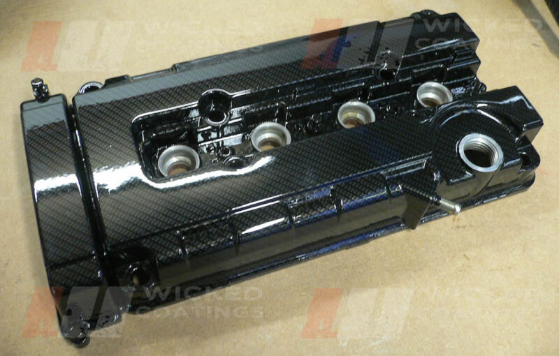 Honda civic engine part with carbon dipping