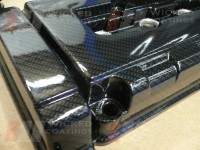 Honda Civic Rocker cover- carbon dipping, close up