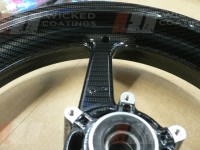 honda CBR 600 front wheel with carbon dip