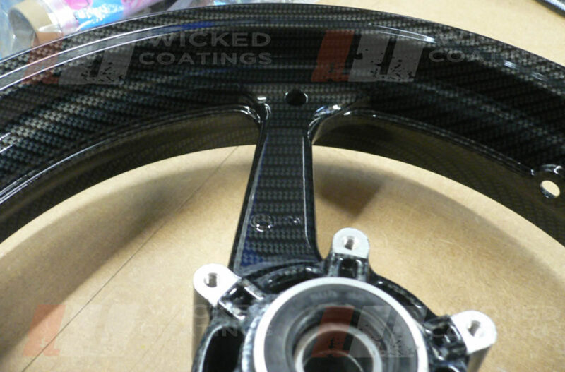 honda CBR 600 front wheel with carbon dip