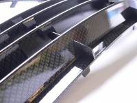 Golf R32 front bumper grills with carbon dipping