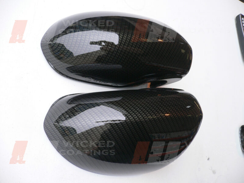 Carbon dipped mirror covers- Vauxhall Corsa