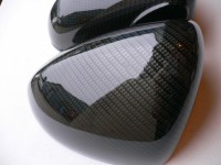 Vauxhall corsa carbon dipped mirror covers