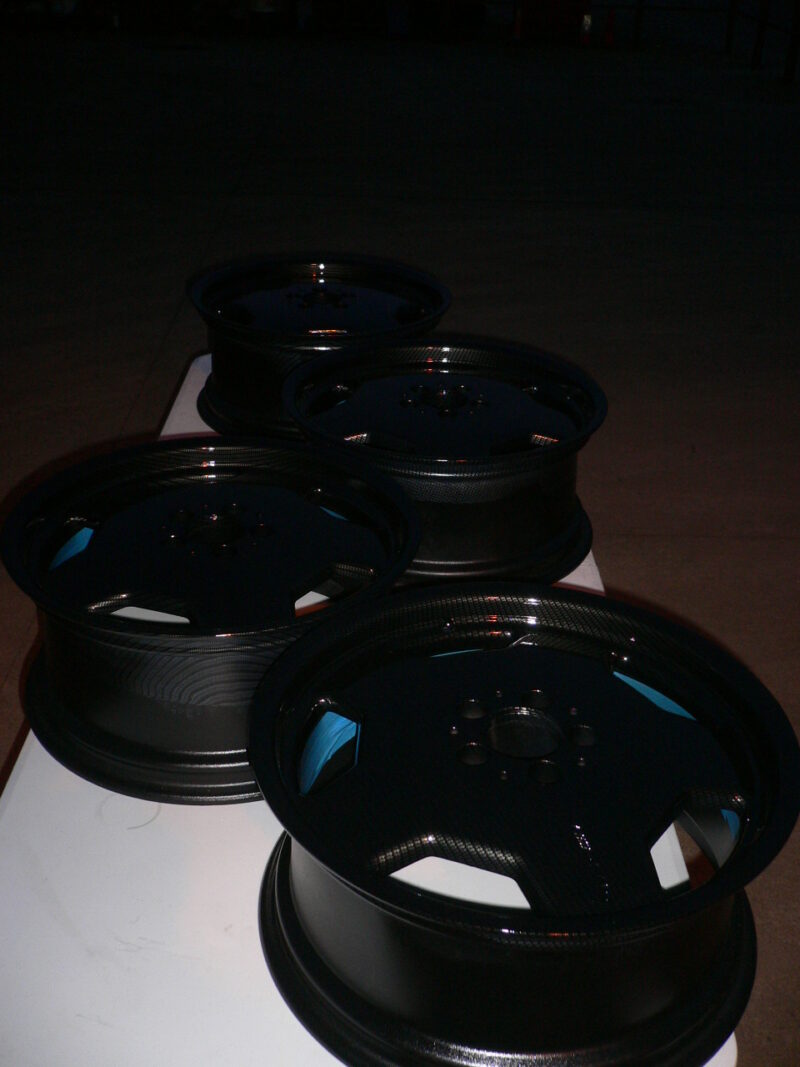 Carbon dipped AMG Mercedes wheels