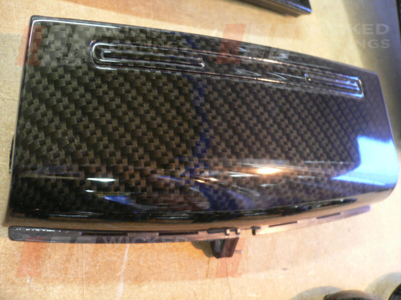 carbon dipped audi interior part