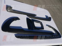 Audi interior fully carbon dipped