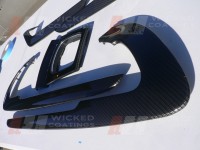 Audi interior fully carbon dipped