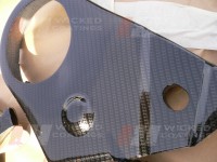 VW G60 cam bet cover in carbon dip