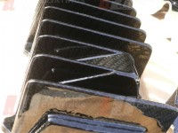VW G60 finned rocker cover in carbon dip
