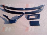 carbon dipped BMW interior parts with satin lacquer finish