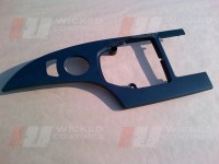 carbon dipped BMW interior part with satin lacquer finish