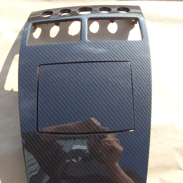 carbon dipped aston martin centre console