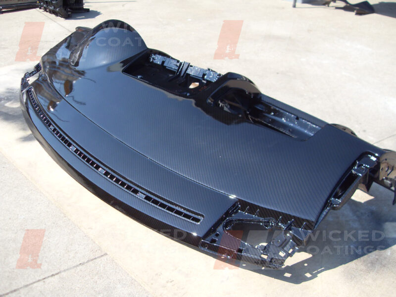 carbon dipped VW T5 dashboard