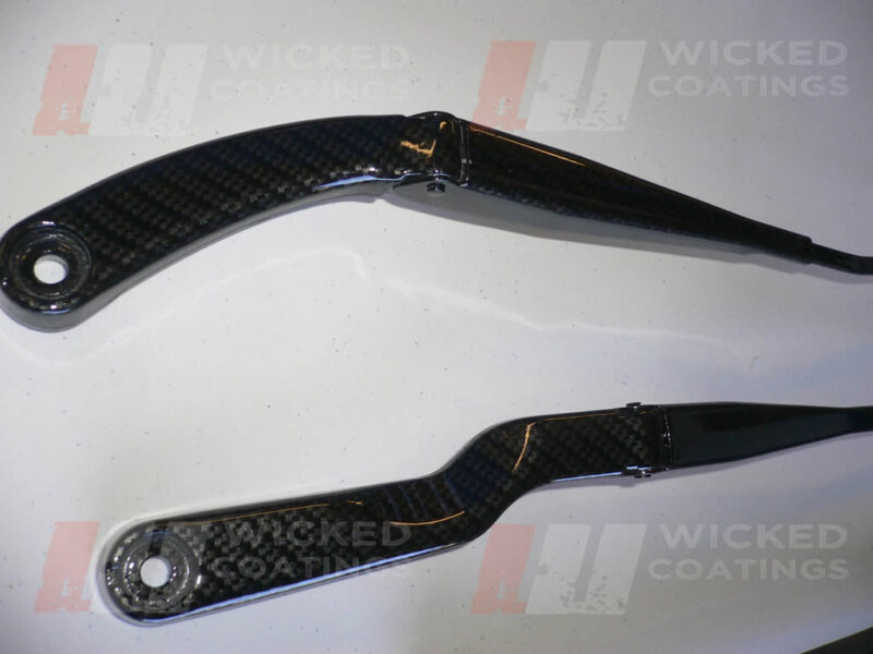 carbon dipped wiper arms