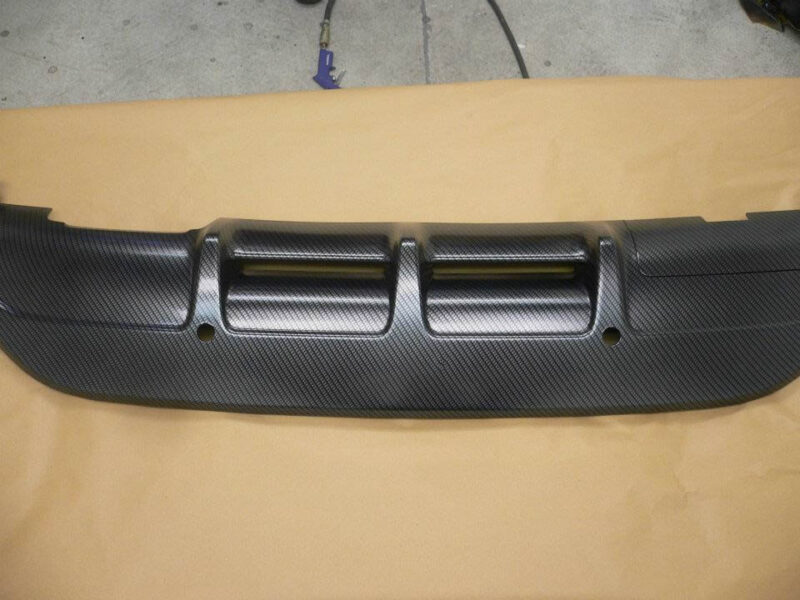 ford fous rear valance carbon dipped