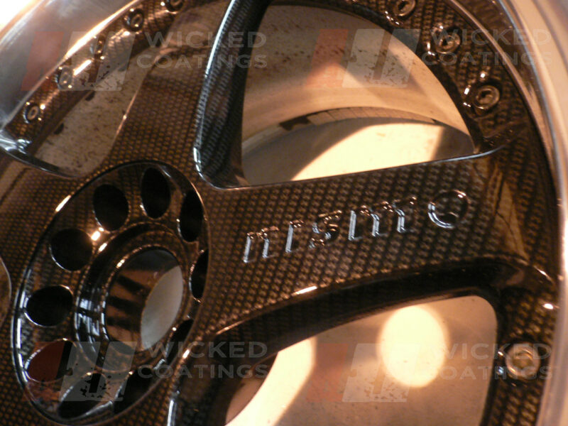 Carbon dipped 2 piece split rim centres