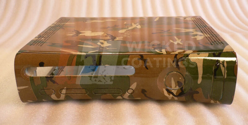 Canvas camo dipped xbox case