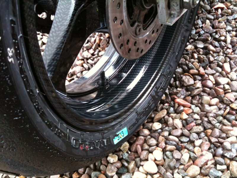 CBR 600 carbon dipped rear wheel