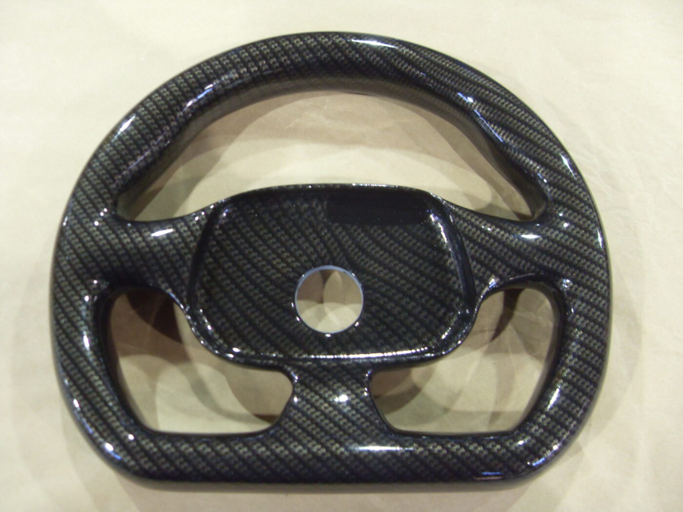 Nintendo Wee staring wheel dipped in carbon