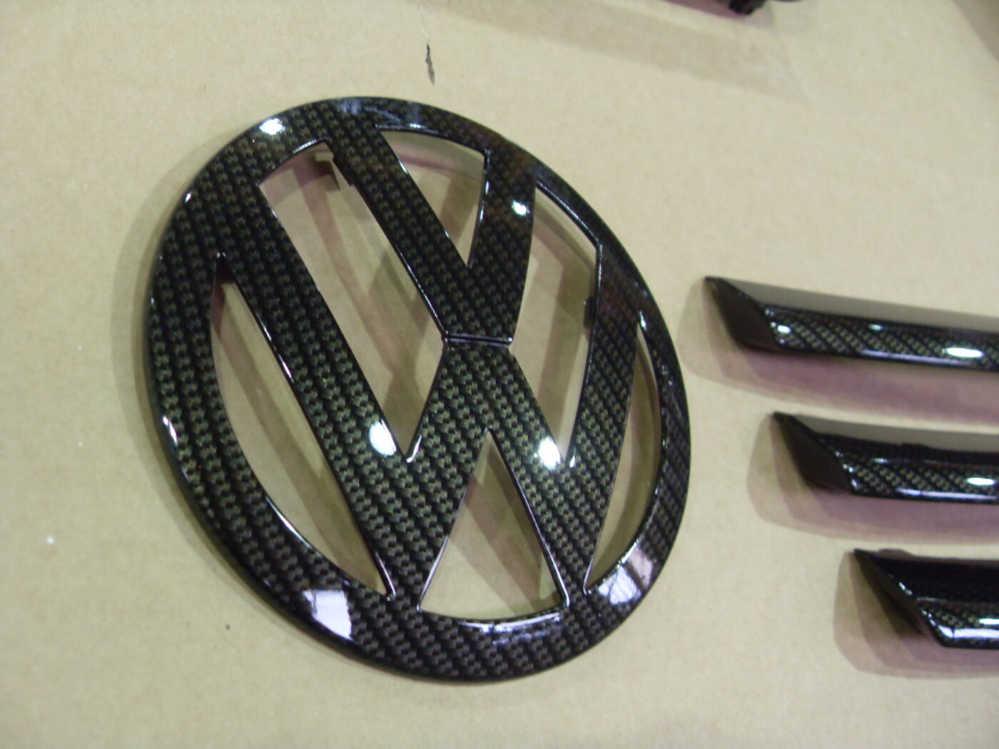 Volkswagen transporter carbon dipped parts