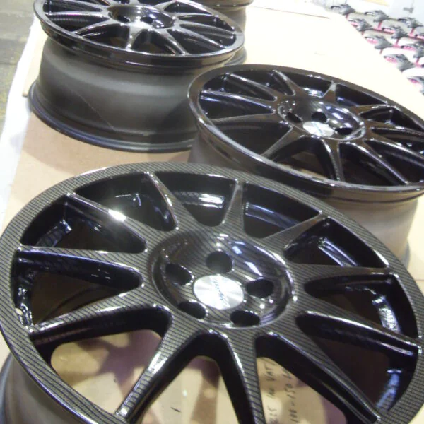 Carbon dipped car rim