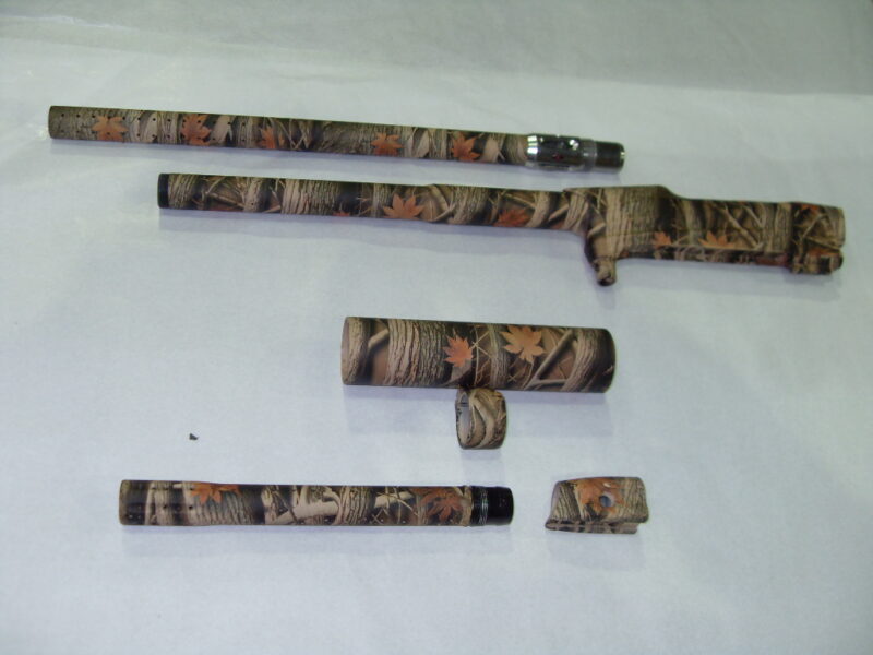 Camouflage dipped air gun