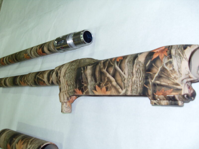 Camouflage dipped air gun