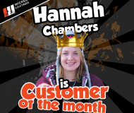 Hannah Chambers is the Wicked Coatings Customer of the Month for October