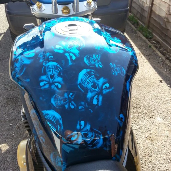 carbon dipping on petrol tank