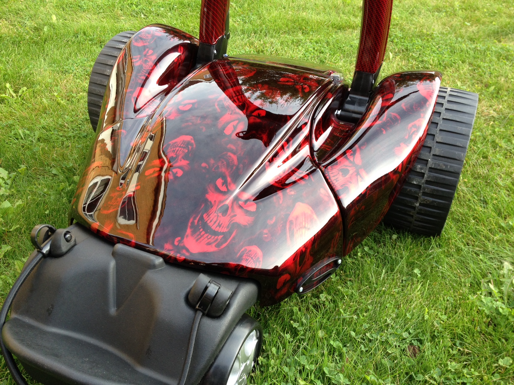 Hydro dipping Electric golf trolley Wicked Coatings