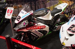 Bournemouth kawasaki BSB bike customised by Wicked Coatings in Poole - hydrographics expert