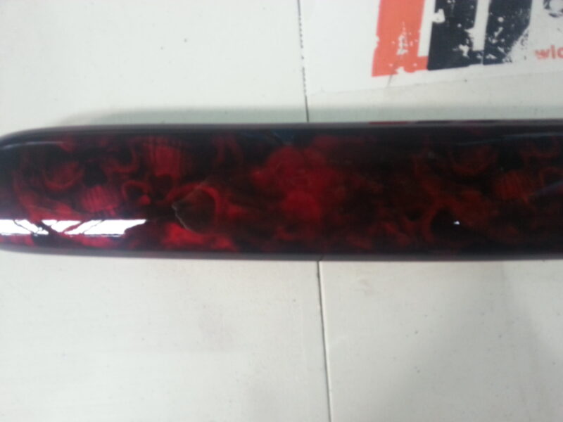 Hockey Mask Coated In Skull Hydrographic Film Painted Red