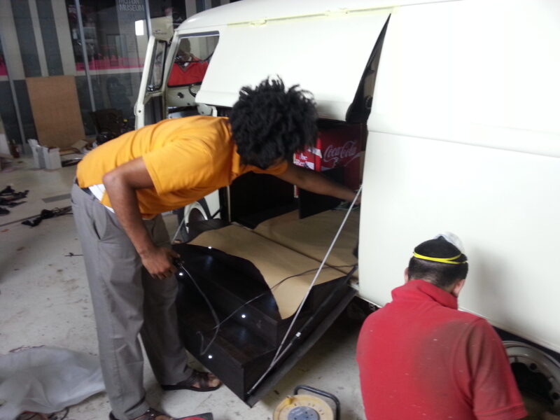 VW Transporter T1 Camper Painted And Customised At Wicked Coatings