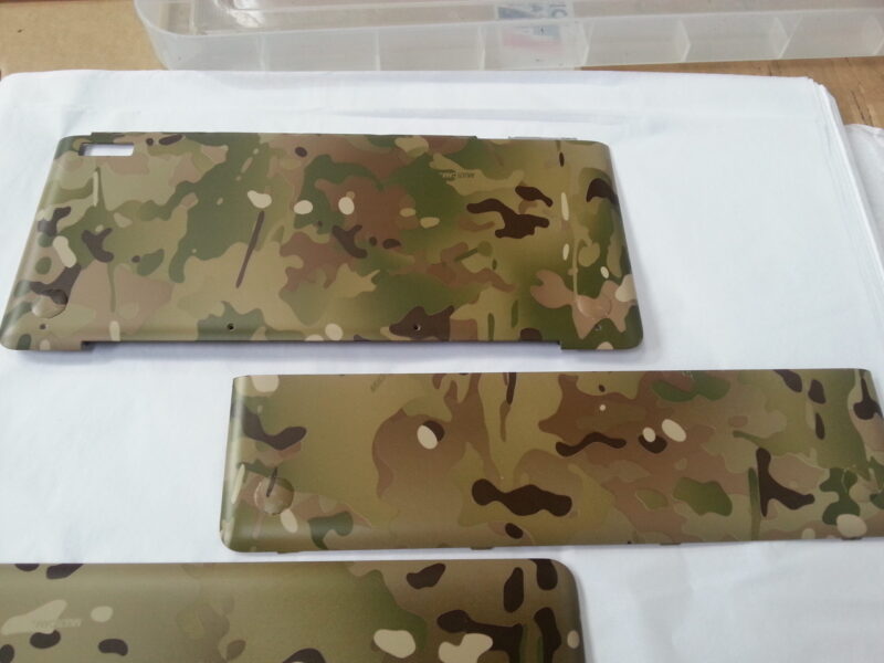 MacBook Pro Case Coated In Camouflage Hydrographic Film